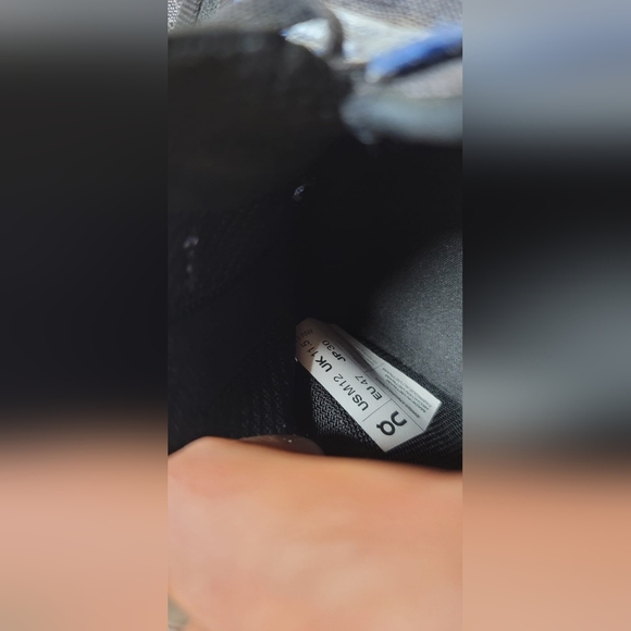 On CloudExclipse Running Sneakers Tennis Shoe Blue Gray Black Frost Men 12 - Picture 5 of 5